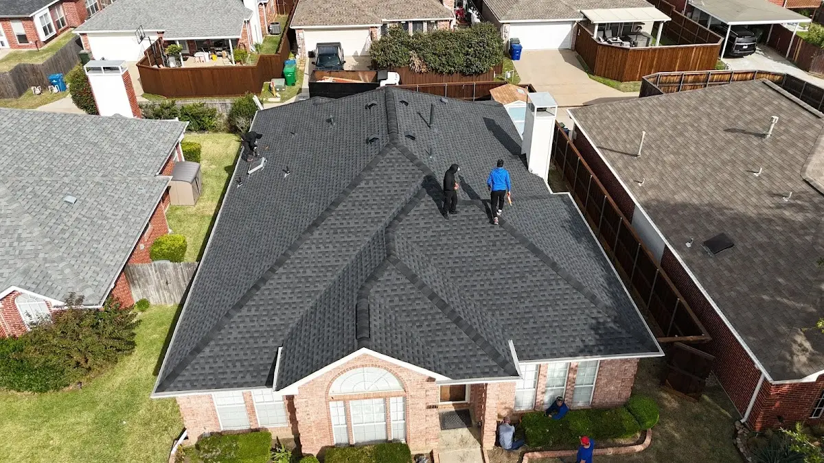 Commercial Roofing work in progress on a New Orleans property